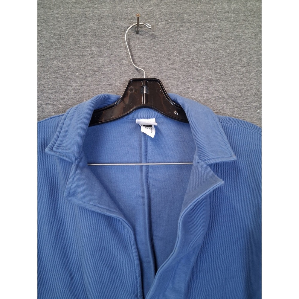 Hanna Andersson Kids Jacket 12 150 CM Blue Blazer Knit Preppy Unisex Casual